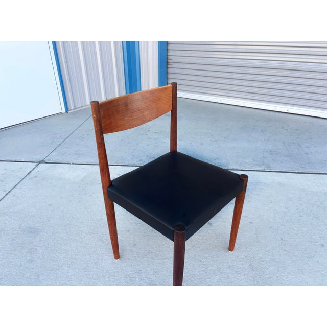 1960s Danish Modern Teak Dining Set of 7 For Sale - Image 11 of 18