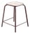 Vintage Industrial Metal Stool For Sale