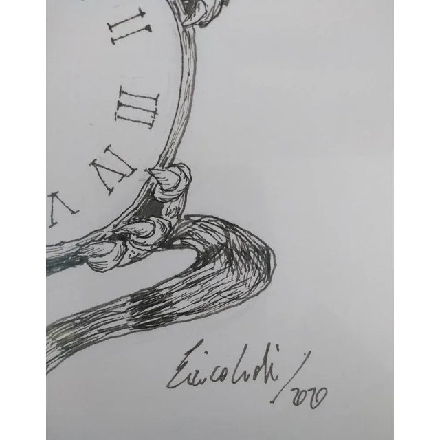 The Cheshire Cat is an original China ink drawing realized by the Italian artist Enrico Josef Cucchi in 2020. Hand-signed...