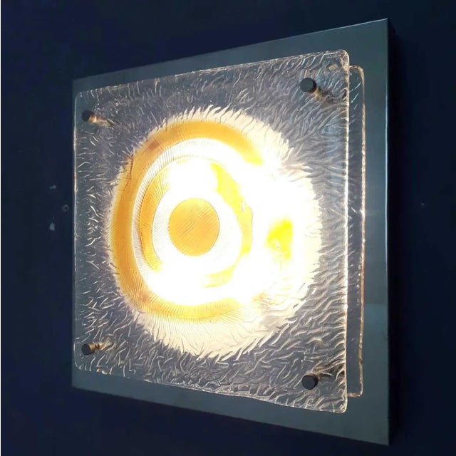 Mid-Century Modern Mid 20th Century Mazzega Sconce For Sale - Image 3 of 8