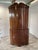 Antigue Biedermeier Corner Cabinet in Walnut Veneer, 1860s For Sale - Image 8 of 18