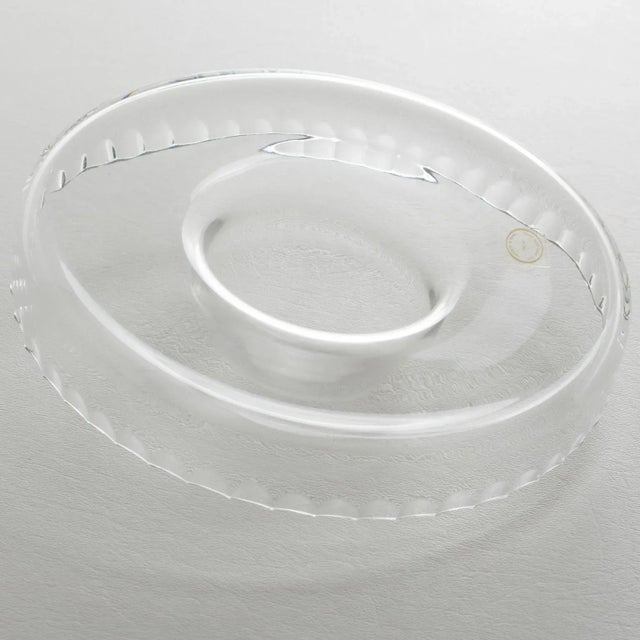 Bohemian Crystal Caviar Bowl Dish Chiller Server For Sale - Image 4 of 11