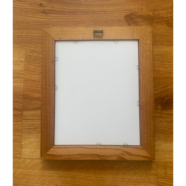 Rustic “Quiet Crossing” Framed Signed Original Watercolor by Nancy Smith For Sale - Image 3 of 3