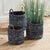 Textile Denim Round Baskets, Set Of 3 For Sale - Image 7 of 11