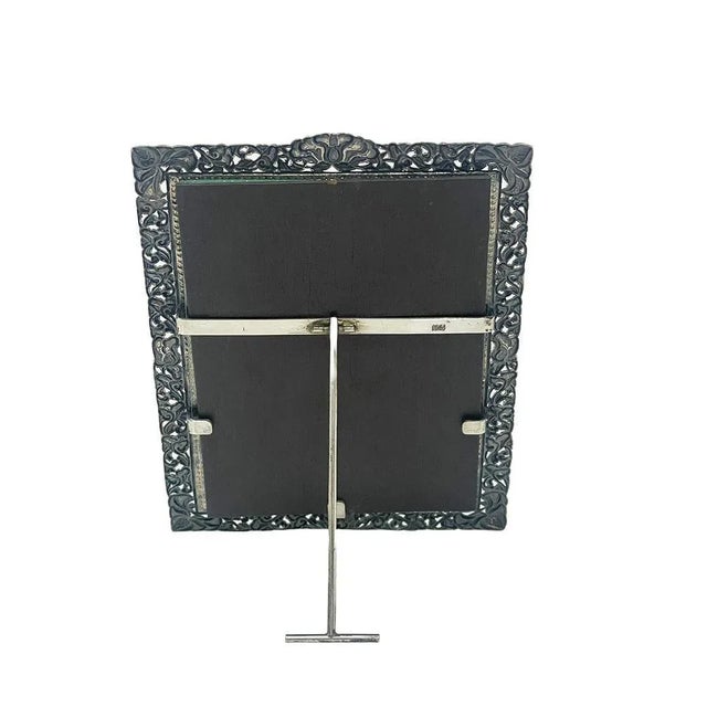 Indonesian Silver Yogya Picture Frame, 1930s For Sale - Image 4 of 7