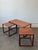 Vintage Hovmand Style Set of 3 Teak Nesting Tables For Sale - Image 9 of 11
