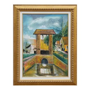 17th Century Dam, Unknown Artist Acrylic on Canvas
