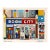 Boom City, London - Original Contemporary London Cityscape Mixed Media Painting on Paper by Fabio Coruzzi For Sale