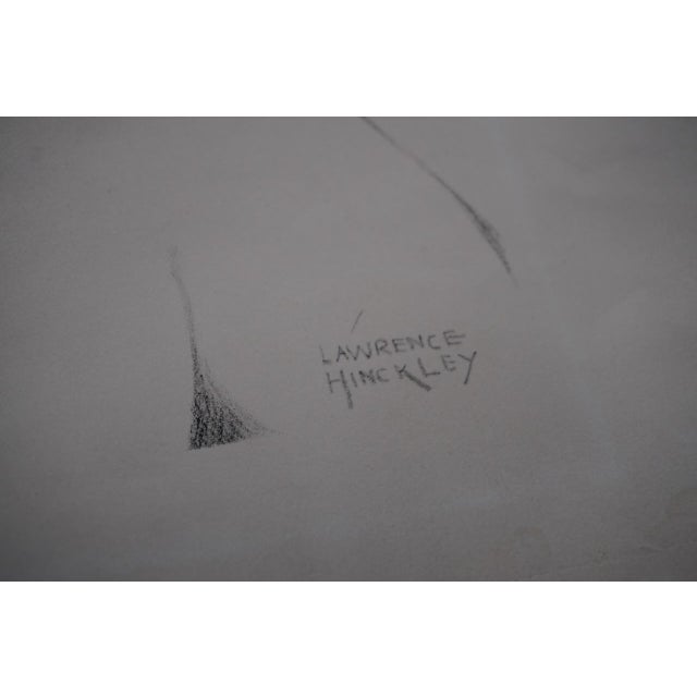 Measures 10" x 13 1/2" on a 16" x 16" sheet. Painter. Born in Fillmore, CA on Nov. 29, 1900. Lawrence Hinckley studied in...