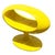 Yellow Y2k Space Age William Emmerson Attributed "Spheroid" Yellow Side Drinks Table For Sale - Image 8 of 8