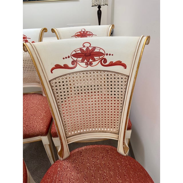 Wood 100% Made in Italy SIDE CHAIRS Dining Room VENICE For Sale - Image 7 of 8