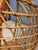 Mid-Century Modern Wicker Rattan Hanging Chair, Italian Franco Albini Style For Sale - Image 11 of 13