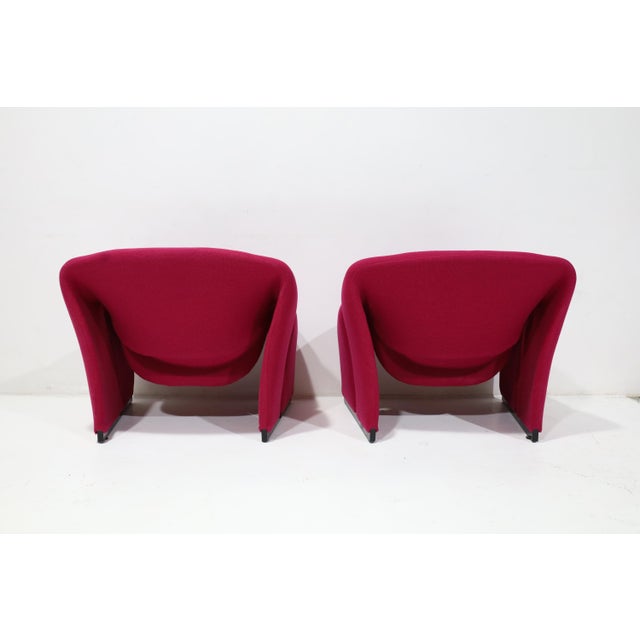 Pierre Paulin Groovy Chairs, Model F580, in a Kvardat Wool Weave by Artifort For Sale In Dallas - Image 6 of 11