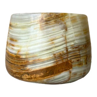 Vintage Alabaster Bowl For Sale
