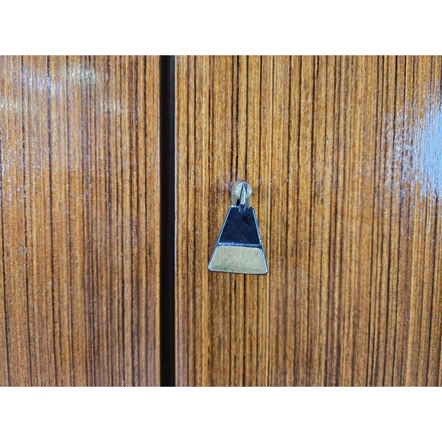 Mid-Century Veneered Wardrobe with Two Doors, 1960 For Sale - Image 14 of 18