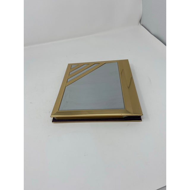 Postmodern Melannco Int’l LTD Chrome and Brass Picture Album For Sale In Chicago - Image 6 of 8