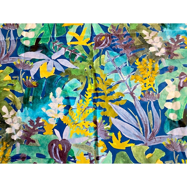 Textile Jim Thompson Kahala Fabric in Ultramarine, 1 Meter (40") For Sale - Image 7 of 9