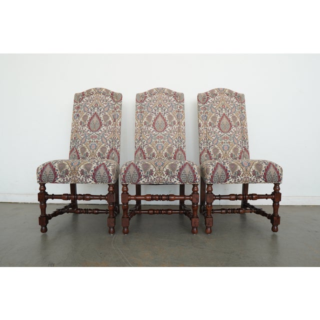 Vintage Henredon Jacobean Dining Chairs (Set of 6) For Sale In Austin - Image 6 of 18