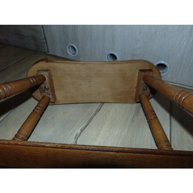 Wood Vintage Wooden Shoe Shine Cabinet, 1960s For Sale - Image 7 of 9