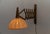 Scandinavian Scissor Wall Lamp in Wood and Fabric, 1960s For Sale - Image 12 of 18