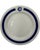 Details: -Plate is white ceramic with blue stripe around edge and features iconic University Club logo in blue. -Approx....