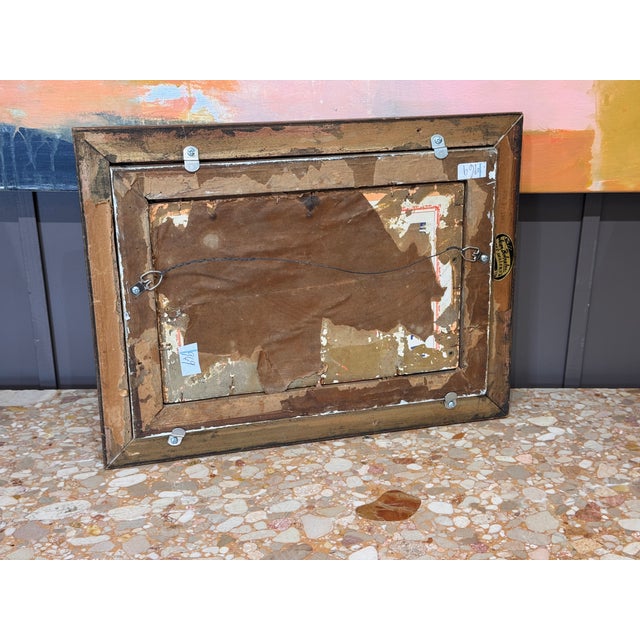 Traditional Late 19th/Early 20th Century Oil on Board Painting of Spaniels For Sale - Image 3 of 6