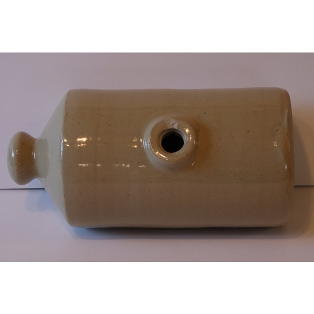 Antique Hackwood & Co 1844-1850 Bed Foot Warmer England Stoneware-Glazed Stoneware For Sale - Image 4 of 8
