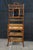 Antique English Victorian Bamboo & Rattan Mirrored Etagere Shelf Stand Boho Chic For Sale - Image 6 of 18