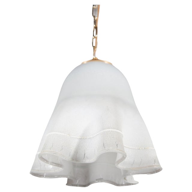 Opal Glass Pendant by Barbini, 1970s For Sale