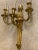 1940 Large French Gilt Bronze Sconces 3 Lights For Sale In New York - Image 6 of 10