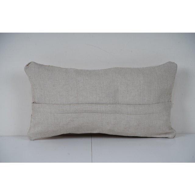 Turkish Oushak Rug Cushion Cover For Sale - Image 4 of 4