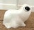 Mid 20th Century Italian Jean Rogers Style Hobnail Frog Lamp For Sale - Image 4 of 12