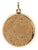 1960's Yellow Gold Filled Hand Engraved Floral Motif Round Locket For Sale