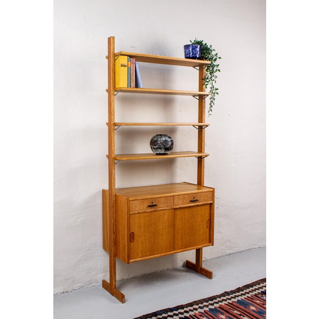 Mid-Century Oak Bookcase from Ikea, 1960s For Sale - Image 9 of 18