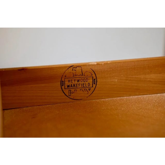 Mid-Century Modern 1950s Solid Birch Heywood Wakefield Desk For Sale - Image 3 of 8