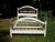 Late 20th Century Vintage Ethan Allen Country French Wheatback Queen Bed Frame For Sale - Image 5 of 15