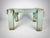 Primitive Blue Painted Wooden Stool | Antique Farmhouse Riser | Rustic Chippy Paint Footstool For Sale - Image 9 of 12