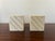 1960s Vintage Travertine Cube Bookends by Fratelli Mannelli - a Pair For Sale - Image 5 of 9