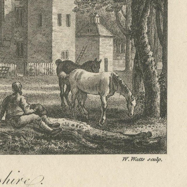 After Paul Sandby, Ruins of Stanton Court, Oxfordshire, 1778, Engraving For Sale - Image 6 of 12