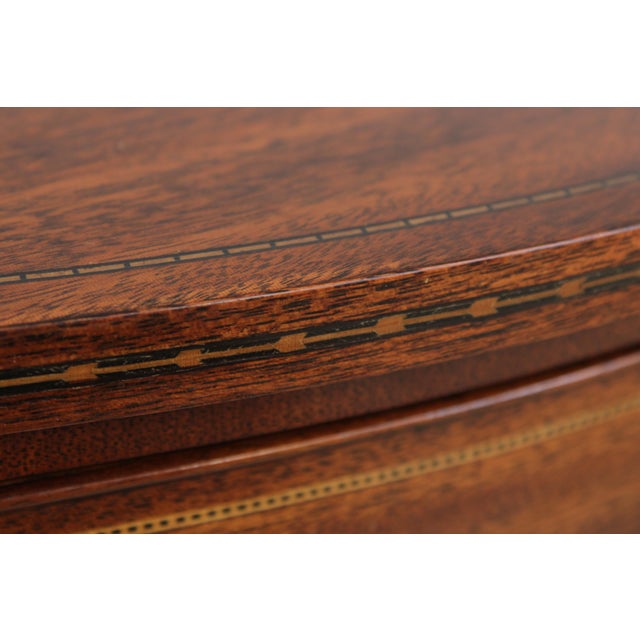 Kindel Mahogany 1 Drawer Connecticut Side Table For Sale - Image 10 of 14