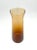 Glass 1980s Mid Century Amber Glass Vase For Sale - Image 7 of 12