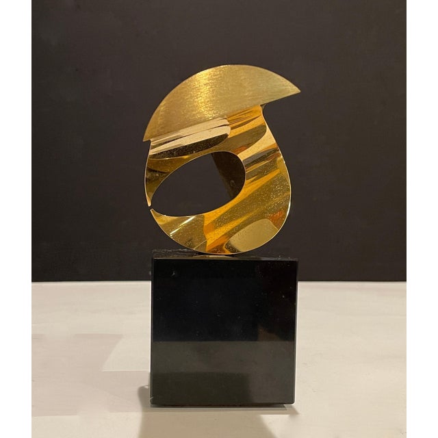 Late 20th Century Late 20th Century Abstract Modern Bronze Sculpture by Roy Gussow For Sale - Image 5 of 9