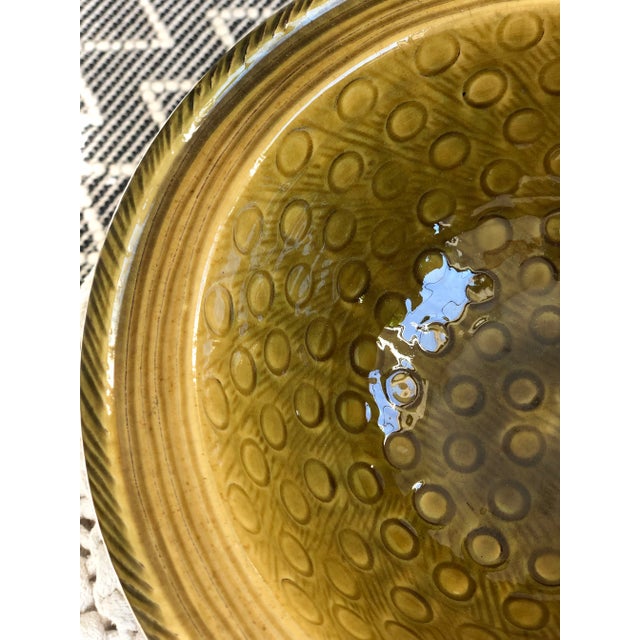 Mid 20th Century Mid-Century Italian Glazed Terra-Cotta Bowl in the Style of Bitossi For Sale - Image 5 of 12