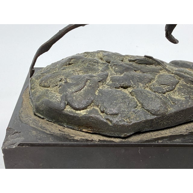 1950s Bronze Stag by the noted American Sculptor Frank Eliscu Original Receipt For Sale - Image 11 of 15