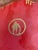Metal Vintage Red Hand Painted Chinoiserie Tole Tray For Sale - Image 7 of 12