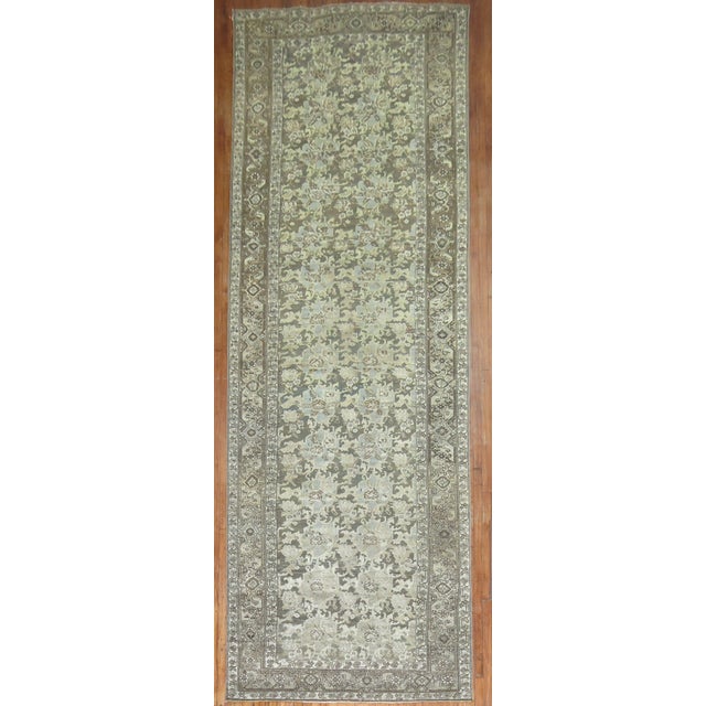 Early 20th Century Zabihi Collection Corridor Persian Malayer Runner - 5'6" x 16'10" For Sale - Image 10 of 10