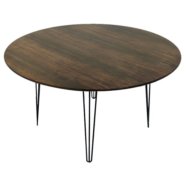 Wooden Hairpin Dining Table For Sale