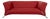 322 2-Seater Sofa in Red Gavin 107 Vegan Leather from Rolf Benz For Sale