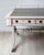 Off-white European Early 19th Century Partners Desk with Bronze Mounts and Leather Top For Sale - Image 8 of 14