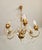 Vintage Hollywood-Regency Gold-Plated Cascade 6-Light Waterfall Chandelier with Crystal Pendants, 1960s For Sale - Image 14 of 18